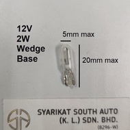 12V 2W Bulb T5 Morrison Light Bulb W2x4,6d 4391 Indicator Bulb Dashboard Instrument Lighting Wedge B