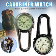 Clip On Sports Carabiner FOB Watch for Nurses Hiking Mountaineering Backpack