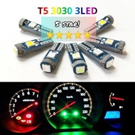 [] (1pcs) T5 LED Bright W3W Car Dashboard light Interior  DC 12V aircond viva axia myvi waja wira