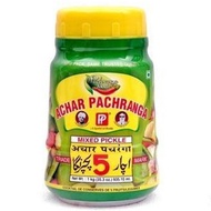 Achar Pachranga Mixed Pickle 1kg. Patcharangka Pickled Vegetables