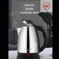 Electric Kettle 2 Liter Stainless Steel Anti-Rust Fast Heat Electric Kettle l Aesthetic Kitchen Elec