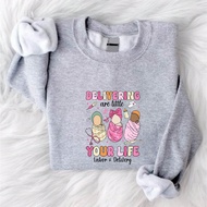 Delivering Your Life Labor And Delivery Sweatshirt, Labor And Delivery Nurse Sweatshirt, Valentine N