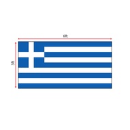 Greece Flag 3x6ft, Bendera Greece 3x6ft, Polyester