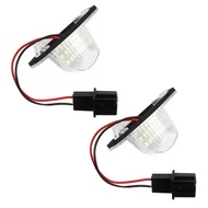 1/2Pcs Car Number License Plate LED Light White For Honda Crv Fit Odyssey Jazz Hrv Frv CR-V Stream 1