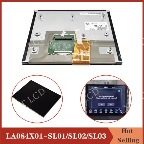 LA084X01-SL01 LA084X01-SL02 LA084X01-SL03 New 8.4 inch LCD With Touch Sreen For 17-21 Jeep Dodge RAM