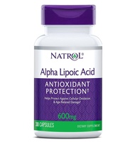 Natrol, Alpha Lipoic Acid, ALA, 600 mg, 30 Capsules
