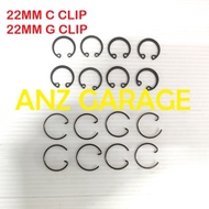 22MM HONDA K20 H22A MITSUBISHI EVO TOYOTA 1JZ 2JZ PISTON PIN LOCK C CLIP 8PCS - G CLIP