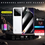 Anti-scratch jelly Hydrogel spy privacy glossy REALME GT 7 7T 7 Dream Edition Screen Protector