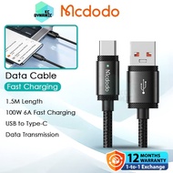 Mcdodo CA-473 Data Cable 120W Fast Charging Cable USB Kabel Type-C Cable 1.5M 150CM Mcdodo Cable Mcd