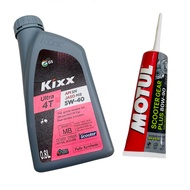 Combo Kixx Ultra 4T Scooter 5w40 800ml + Motul Scooter Gear plus 80w90 Laptop Oil 120ml