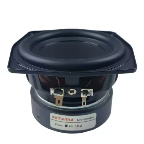 SOTAMIA 1Pcs 4 Inch Subwoofer Speaker 4 Ohm 40W High Power Hifi Audio Bluetooth Speaker Bookshelf Lo