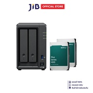 NAS (อุปกรณ์จัดเก็บข้อมูลบนเครือข่าย) SYNOLOGY DISKSTATION DS725+ & 4 TB 3.5 INCH HAT3300-4T x 2