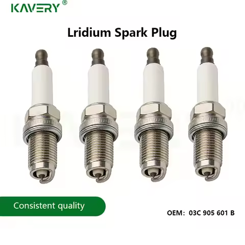 For 4pc OEM 03C905601B 03C905601A SIZFR6B8EG Iridium Spark Plug For A1 A3 Passat Golf MK6 Polo Jetta