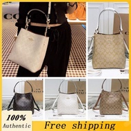 【Hot Stock】[Hot Sale] COACH new classic women fashion shoulder sling bag handbag bucket bag all-m