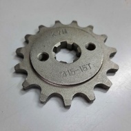 #415 YAMAHA / HONDA 14T / 15T / 16T FRONT SPOCKET STEEL HIGT QUALITY HAVYDUTY RXZ Y15ZR EX5 LC135 KY