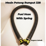 MESIN Gasoline Hose cover pear Lawn Mower 328 Fuel Hose with Spring 40cm