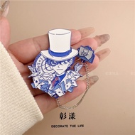 怪盗基德周边胸针电影动漫二次元名侦探柯南金属徽章学生书包配饰The Thief Kidd Peripheral Brooch Movie Animation Secondary Element ace