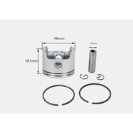 1E48F 63CC Piston kit 48mm fits Chinese 1E48F 48F 63CC 2 stroke engine motor earth auger power drill