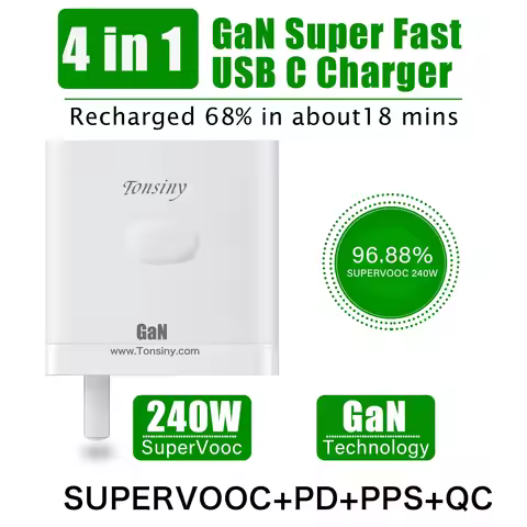 For realme SuperDart charger 240W oneplus charger Warp supervooc oppo adapter PD65W macbook iPhone S