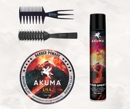 Sáp vuốt tóc AKUMA INFINITY CLAY 116g tặng kèm lược tạo kiểu