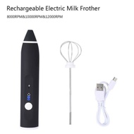 Electric Milk Frother Battery Operated Manual Milk Whisk for Coffee & Chocolate - ABS/Alloy