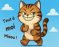 Tout à moi Miaou !: Livres drôles pour enfants – un livre illustré sur un chat gourmand et coquin, l