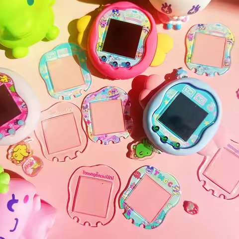 2026 New Tamagotchi Uni Clear Colour Replacement Panel Printed Panel With Logo Toys Holiday Gift For
