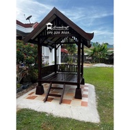 Gazebo Minimalis 5x6 Bumbung Bujang buatan tangan