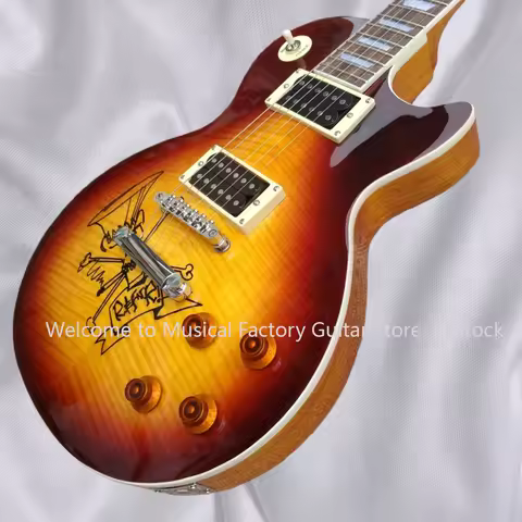 Custom Shop slash signature tiger flame top Electric Guitar Mahogany Body Guitarra Free Shipping