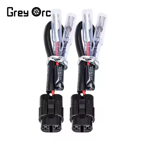 2 Kawasaki Pins Connector 2 Pins License Plate Light Connector Adapter Plug For Kawasaki ZX4R/SE ZX6