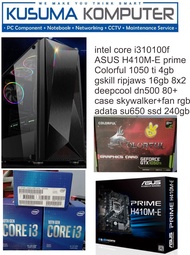 PC GAMING INTEL CORE I3-10100F + GTX 1050 TI 4GB + 16GB RAM