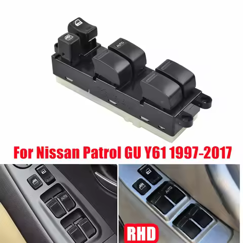 Right Hand Drive Master Power Window Switch 25401-AL500 For Nissan Patrol GU Y61 X-Trail T30 INFINIT