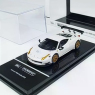 TW 1/64 Ferrari 458 Italia GT3 Alloy Diecast Car Model Toy Birthday Gift