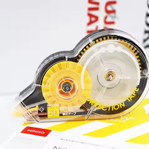 Random 1pcs Practical Correction Tape Roller 50m Long White Sticker Material Kawaii Kids Gift Suppli