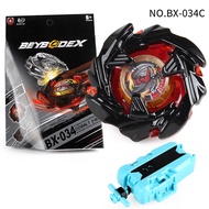 Bey X BX-34 Cobalt Dragoon Left Rotation Starter Evolution Gyro Metal Spinning Top with String Launc