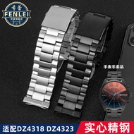 ZADN [Shipping from China] Suitable for Dissay Watch DZ4318DZ4323 DZ4318 Stainless Steel Watch Strap