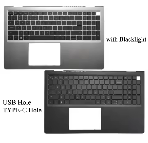 Original New For Dell Inspiron 15 3510 3511 3515 3520 3521 3525 Laptops Palmrest Upper Cover Keyboar