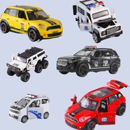 BMW mini Music Car Toy Car Model Children's Toy Bus Police Car Ambulance Suitable for Children Birth