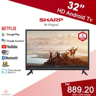 SHARP 32''/42'' GOOGLE TV/ ANDROID TV / SMART TV FULL HD DIGITAL TV 2k LED Smart TV Netflix Youtube