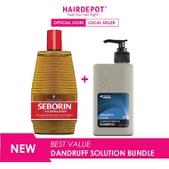[Anti-Dandruff Solution] SCHWARZKOPF Seborin Hair Tonic 400ml + MIDORI Shampoo D1 300ml