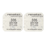 [SG] [2 Pieces] Renata 335 SR512SW Silver Oxide Button Battery