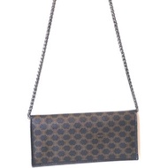 | RARE TO GO 中古 | Celine黑色老花長錢包 側背包 (送側肩帶)