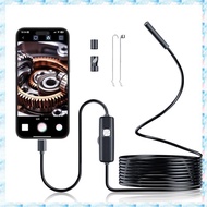 ( D I Q H )TYPE-C Endoscope OTG 7.0mm Borescope with 6 LED Lights IP67 Waterproof Inspection Camera 