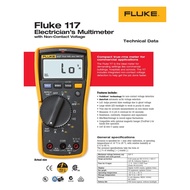 FLUKE 117 TRUE-TMS DIGITAL MULTIMETER