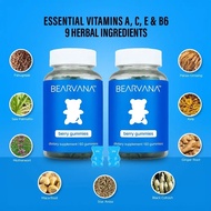 BearvanaAll-In-OneWomen'sWellnessGmiesDouble|9HerbalIngredients+VitaminsA,C,E&B6|DailyGmiesWorthHype
