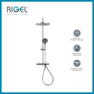 [Pre-order] RIGEL Thermostatic Chrome Rain Shower Set W2-R-TSME14418T - Deliver Early Aug