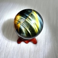 藍黃虎眼石球 | 水晶 | 水晶球 | 水晶擺件