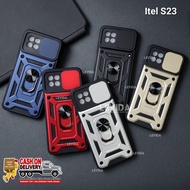 Itel S23 Itel A50 4G Case Robot Slide Ring Kamera Case Slide Kamera Protect Itel S23 Itel A50 4G