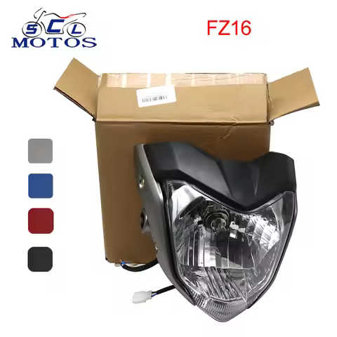 Sclmotos- FZ16 FZ 16 Motorcycle Front Headlight Headlamp Assembly Head Light Lamp Bracket For Yamaha