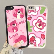 HW-9 Cute Strawberry Bear Shockproof Silicone Casing for Realme C2s C2 2 Pro